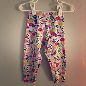 Hanna Andersson Flower Leggings Size 80